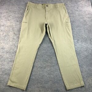 Lee Extreme Comfort Mens 40x34 Khaki Relaxed Fit Cargo Pants